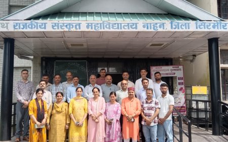 सुभाष शर्मा संस्कृत महाविद्यालय नाहन के पीटीए अध्यक्ष, संस्कृत कॉलेज के छात्रावास व खस्ताहाल भवन पर पीटीए की चिंता होगी मरम्मत