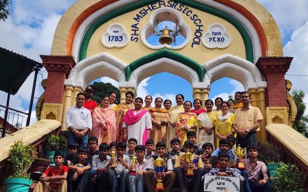 बॉयज स्कूल नाहन ने जीता ऑल राउंड बेस्ट का खिताब