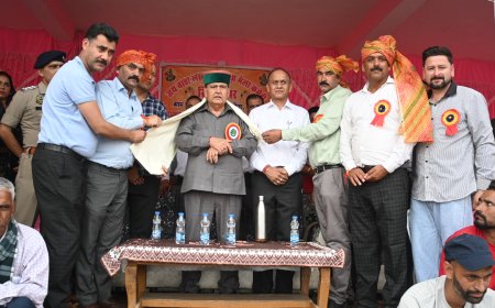 विधानसभा अध्यक्ष कुलदीप सिंह पठानिया खिरडीधार छिंज मेले में बतौर मुख्य अतिथि हुए उपस्थित 