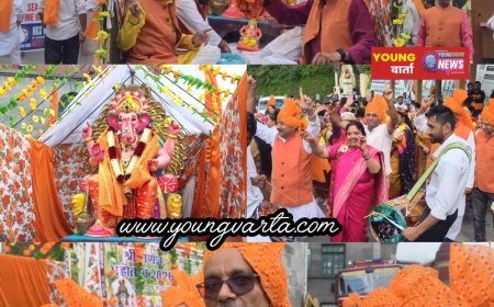 शिमला में विराजे विघ्नहर्ता , भव्य गणेश महोत्सव के साथ हुआ भव्य शोभा यात्रा का  आगाज , 25 सितंबर को होगा विसर्जन