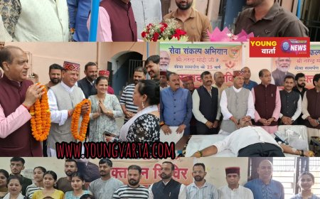 प्रधानमंत्री नरेन्द्र मोदी के जन्मदिन पर नाहन में हवन-यज्ञ एवं रक्तदान शिविर आयोजित