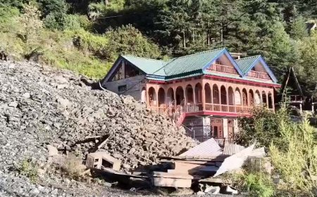 पार्वती जल विद्युत परियोजना के एडिट-5 से पानी का रिसाव, पालचरा गांव में भारी नुकसान