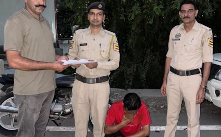 पांवटा साहिब में 3.61 ग्राम चिट्टा बरामद, एक आरोपी गिरफ्तार