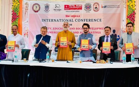 अनुराग ठाकुर ने पालमपुर में शिक्षा महाकुंभ 6.0 को संबोधित किया, वैश्विक नवाचार और शैक्षिक बुनियादी ढांचे में भारत की वृद्धि पर प्रकाश डाला