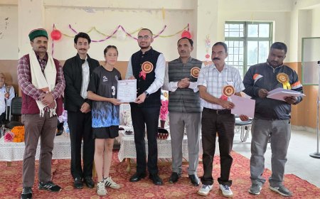 जुन्गा में अंडर-19 छात्रा वर्ग की जिला स्तरीय खेलकूद प्रतियोगिता संपन्न