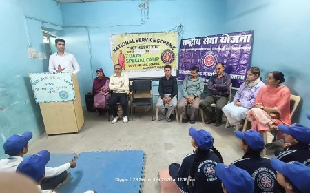 राजकीय वरिष्ठ माध्यमिक विद्यालय बाट में सात दिवसीय एनएसएस शिविर का हुआ शुभारंभ