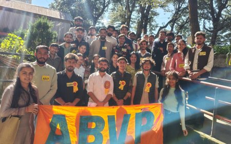 विज्ञान संकाय में हुआ अभाविप का नव कार्यकारिणी गठन कार्यक्रम -ABVP