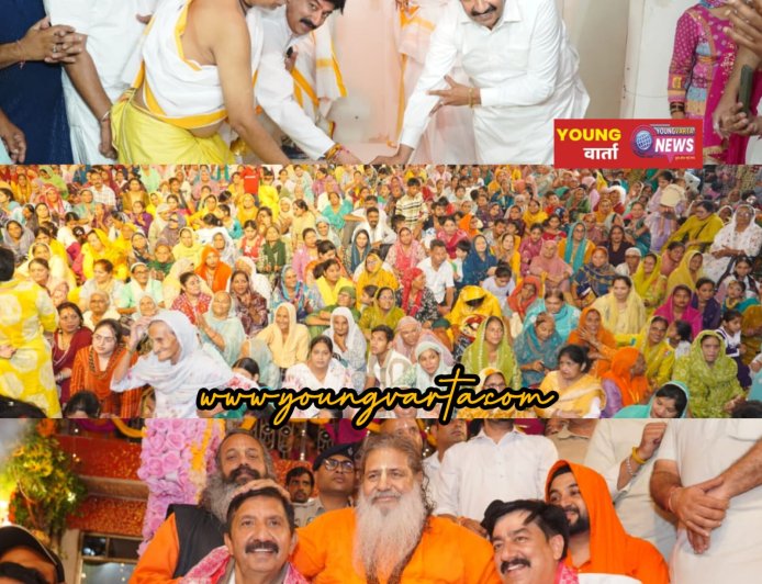 श्रीकृष्ण जन्माष्टमी समारोह में शामिल हुए उपमुख्यमंत्री मुकेश अग्निहोत्री , श्री राधा-कृष्ण मंदिर में की पूजा-अर्चना