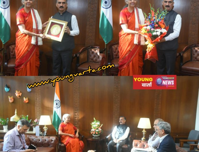 मुख्यमंत्री ने केंद्रीय वित्त मंत्री निर्मला सीतारमण से की भेंट, अतिरिक्त वित्तीय सहायता का आग्रह