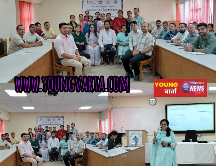 पॉलीटैक्निक कॉलेज बड़ू में आरंभ हुआ 5-दिवसीय फैकल्टी डेवलपमेंट प्रोग्राम , शिक्षक जानेंगे एआई तकनीक 