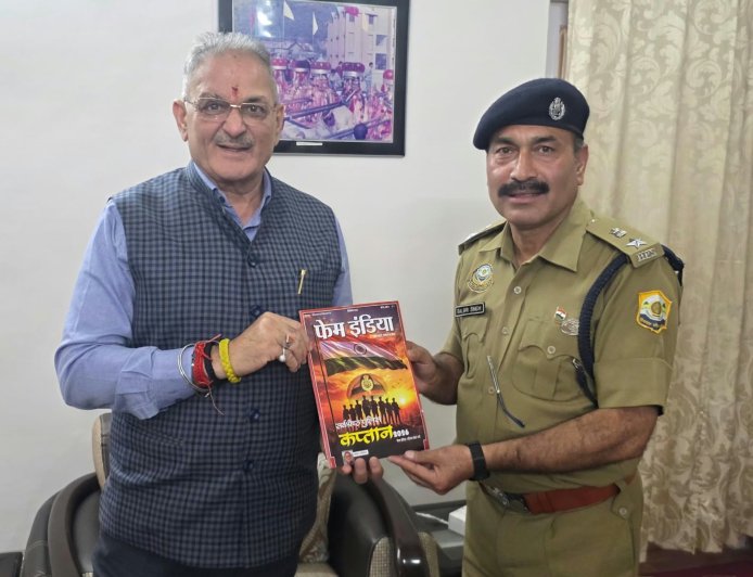 देश के टॉप-25 एसपी में शामिल हुए हमीरपुर के एसपी बलवीर सिंह