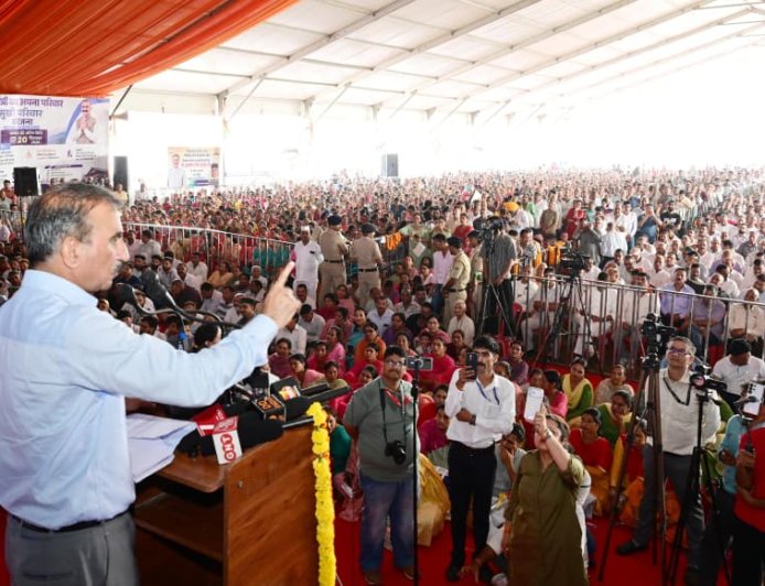 कंसा चौक में मुख्यमंत्री की रैली में उमड़ा जनसैलाब, हजारों लोगों ने किया जोरदार स्वागत