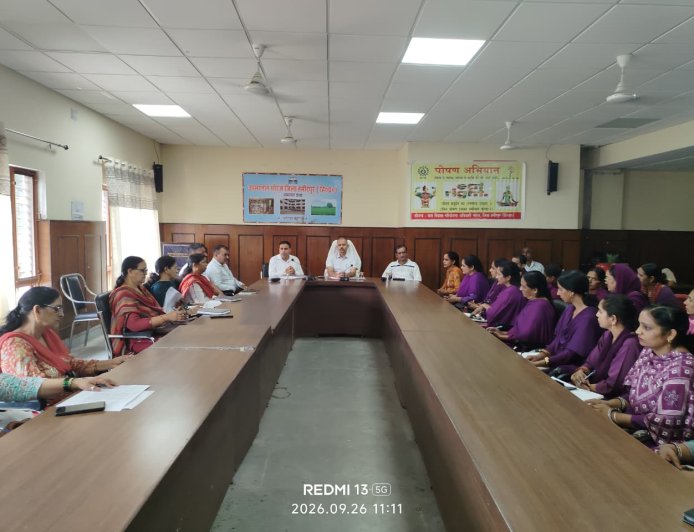 भोरंज में पोषण माह के तहत एक दिवसीय कार्यशाला एवं जागरुकता शिविर आयोजित