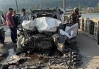 पांवटा साहिब में भीषण हादसा, ट्राले से टकराई कार के उड़े परखच्चे, तीन लोगों की मौत