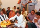 शीतला माता मंदिर इसपुर में उप मुख्यमंत्री मुकेश अग्निहोत्री ने प्रज्ज्वलित की प्रथम ज्योति