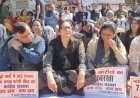 सोलन में कांग्रेस की गारंटियों के खिलाफ भाजपा का प्रदर्शन, आंदोलन तेज करने की चेतावनी