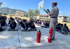 आपदा से बचाव के गुर सीखे जुन्गा स्कूल के विद्यार्थियों ने