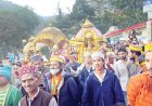 देवरथ पर सवार होकर निकले भगवान नरसिंह, ढालपुर में उमड़ा आस्था का सैलाब