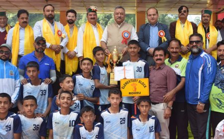 खेल प्रतिभाओं को निखारने में महत्वपूर्ण भूमिका निभा रही प्रदेश सरकार : रोहित ठाकुर
