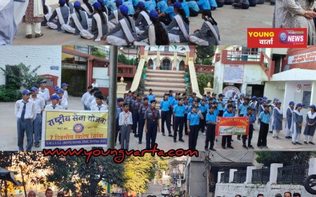 गांधी जयंती एवं शास्त्री जयंती पर विद्यार्थियों ने दिया देशभक्ति का संदेश