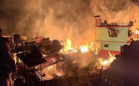 शिमला के जुब्बल के धार गांव में देर रात भड़की भीषण आग, रातभर चला रेस्क्यू ऑपरेशन