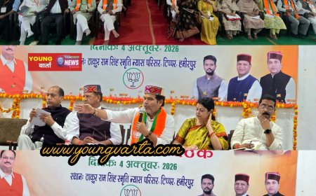 हिमाचल में इस बार बदलेगा रिवाज, 2027 में भाजपा सरकार बनाने के संकल्प के साथ 2047 तक मजबूत संगठन का लक्ष्य : श्रीकांत शर्मा