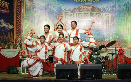 हिमाचल उत्सव की पहली सांस्कृतिक संध्या में विश्वविद्यालयों की प्रतिभा ने बांधा समां