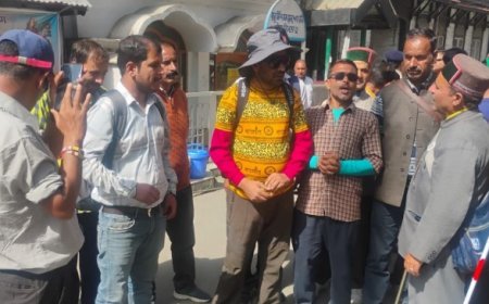 शिमला में दृष्टिहीन संघ का सचिवालय के बाहर धरना, मांगों को लेकर सरकार के खिलाफ खोला मोर्चा