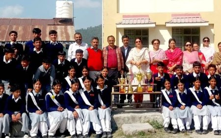 जिला स्तरीय अंडर - 19  प्रतियोगिता में जुन्गा स्कूल का शानदार प्रदर्शन