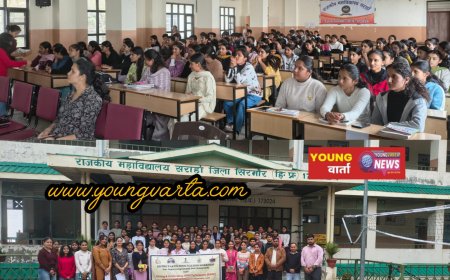 प्री-ग्रामीण इन्क्यूबेशन केंद्र, राजकीय महाविद्यालय सराहां में द्वितीय जिला स्तरीय सेंसिटाइजेशन कार्यशाला आयोजित