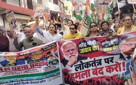 पांवटा साहिब में गरजे विनय कुमार, ‘वोट चोरी’ और राम मंदिर पर भाजपा को घेरा
