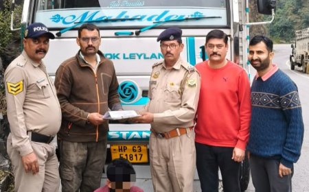राजगढ़ में ट्रक से 5.55 ग्राम चिट्टा और 37,500 रुपये नकद बरामद, चालक के खिलाफ मामला दर्ज