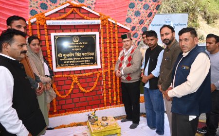 विधानसभा अध्यक्ष कुलदीप सिंह पठानिया ने मलुंड़ा पेयजल योजना का किया लोकार्पण