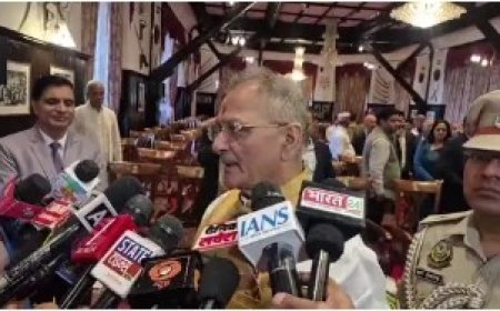 बाहर से आकर कोई सोचे, उससे पहले स्थानीय लोगों को सोचने की जरूरत" पहाड़ों पर प्रदूषण को लेकर राज्यपाल ने जताई चिंता