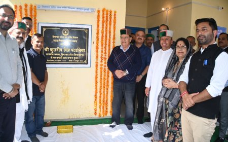 विधानसभा अध्यक्ष कुलदीप सिंह पठानिया ने अवांह में उठाऊ पेयजल योजना का किया लोकार्पण