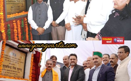 मुख्यमंत्री ने धर्मशाला में इंडोर आइस स्केटिंग रिंक एवं रोलर स्केटिंग रिंक की आधारशिला रखी