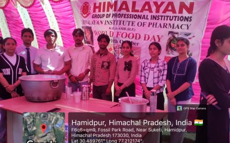 हिमालयन इंस्टीट्यूट ऑफ फार्मेसी में मनाया गया विश्व खाद्य दिवस