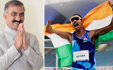 हिमाचल का सीना चौड़ा करने वाले गोल्ड मेडलिस्ट निषाद कुमार को मुख्यमंत्री ने दी बधाई