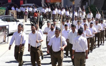 शाखा से समाज तक पहुँचा संघ: सोलन नगर में शस्त्र पूजन एवं पथ संचलन का आयोजन
