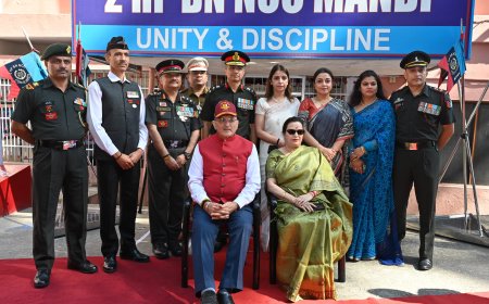 राज्यपाल ने किया एनसीसी बटालियन का दौरा, सर्वधर्म स्थल का किया शुभारंभ