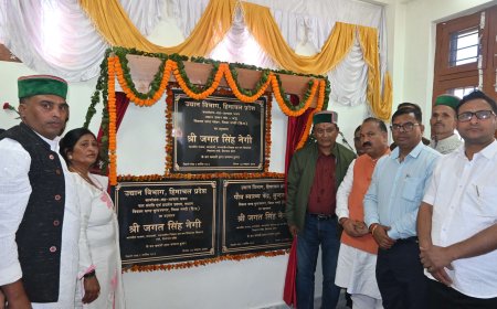 बागवानी मंत्री ने पलोहटा-II क्लस्टर में 25 लाख की लागत से बनी मोनोरेल का किया लोकार्पण
