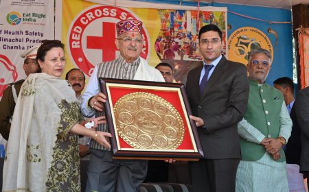 चंबा के ऐतिहासिक चौगान में रेड क्रॉस व ईट राईट मेला आयोजित
