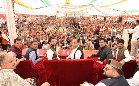 हिमाचल में कांग्रेस सरकार के कुप्रबंधन से तालाबंदी की स्थिति, भाजपा की डबल इंजन सरकार ही देगी राहत :  जयराम ठाकुर