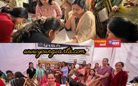 डीसी प्रियंका वर्मा की सादगी ने जीता महिलाओं का दिल, आम महिलाओं के बीच बैठकर लगवाई मेहंदी  