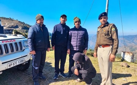 हरिपुरधार में 4.74 ग्राम चिट्टे के साथ शिमला का युवक गिरफ्तार