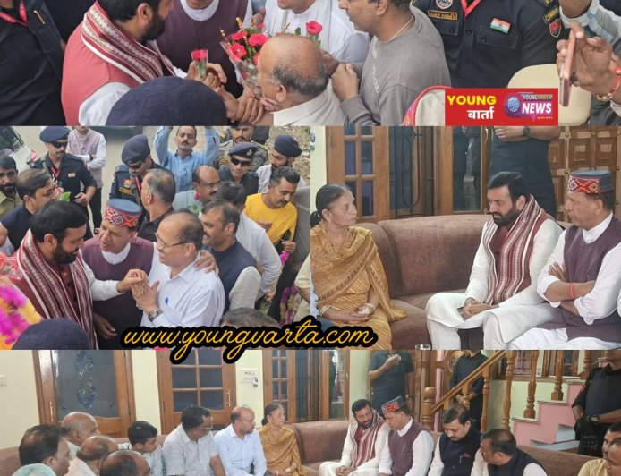 नाहन पहुंचे हरियाणा के मुख्यमंत्री नायब सिंह सैनी , दिवंगत भाजपा नेता विनय गुप्ता के परिजनों से की मुलाकात