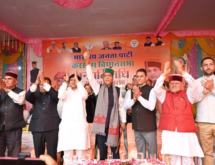 सुक्खू सरकार को उखाड़ फेंकने का प्रदेश की जनता ने मन बना लिया है : जयराम ठाकुर