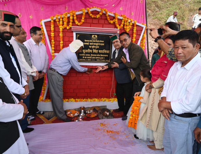 विधानसभा अध्यक्ष कुलदीप सिंह पठानिया ने मगन्यूई-रुडबा तथा रैना- बलेरा संपर्क मार्गों का किया शिलान्यास