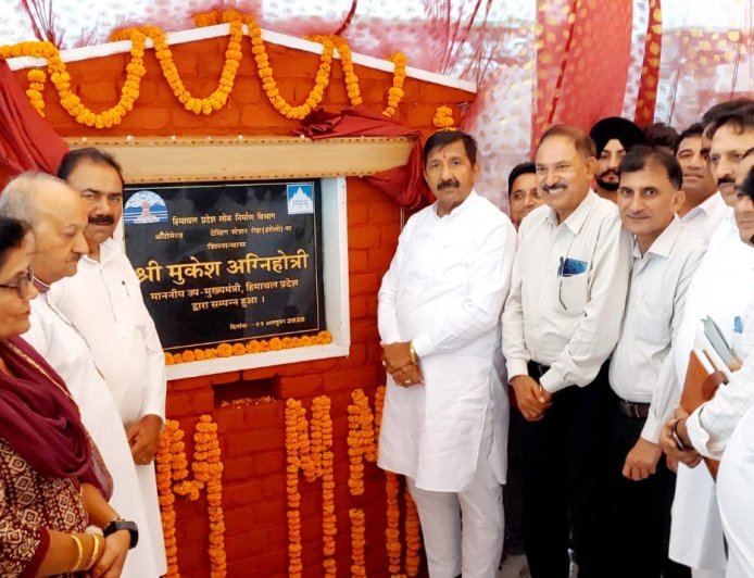 हरोली में 5 करोड़ रुपये से बनेगा ऑटोमेटेड टेस्टिंग स्टेशन, मुकेश अग्निहोत्री ने किया शिलान्यास