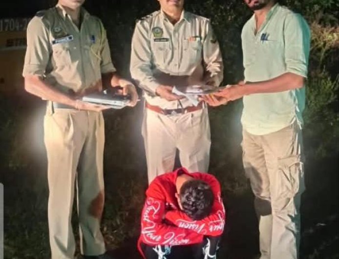 पांवटा साहिब में 11.54 ग्राम चिट्टे के साथ एक आरोपी गिरफ्तार